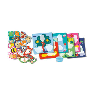 Ses creative ses my first my first - waar woon ik? dieren plakken