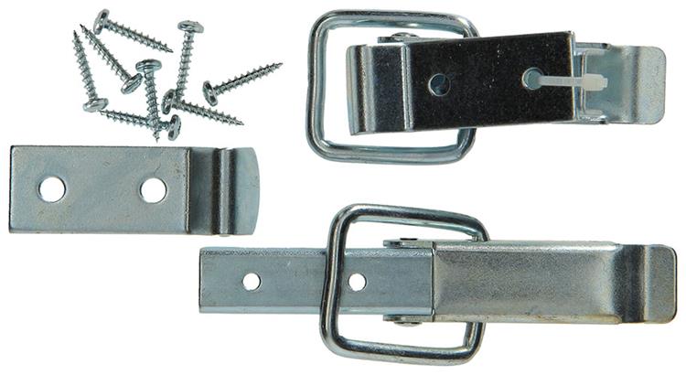 Mack 1013343 - 2 cerraduras de caja galvanizadas 80x32mm | 5 piezas