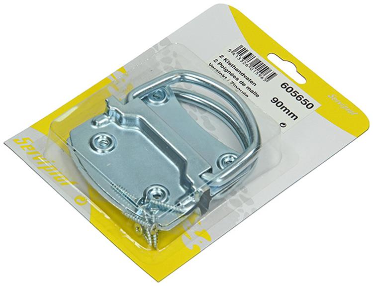 Mack 1013564 - 2 asas para caja galvanizadas 90mm | 5 piezas