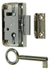 Mack 1015912 - 1 cerradura para mueble de superficie niquelada 15mm | 5 piezas