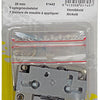 Mack 1015913 - 1 cerradura para mueble de superficie niquelada 20mm | 5 piezas