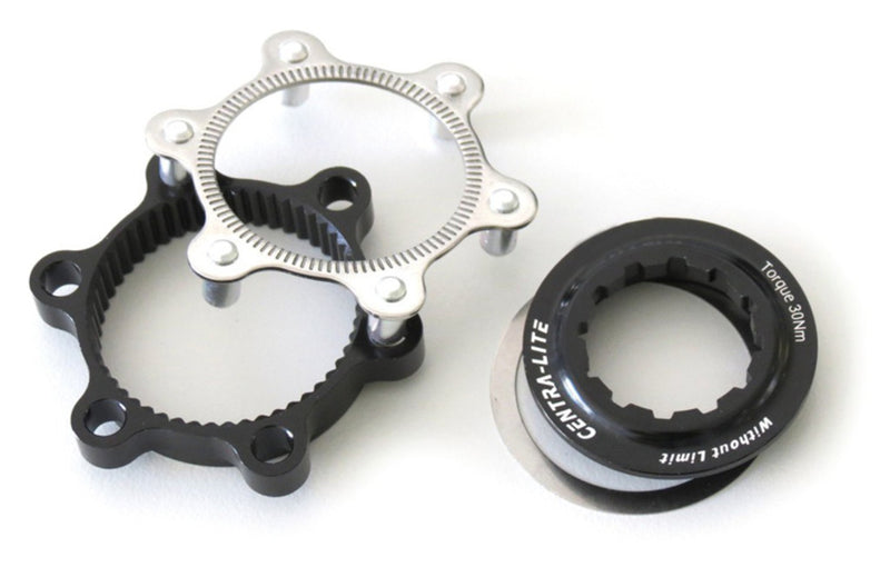 Adattatore centerlock per mozzo XLC 6 camme nero zi
