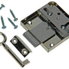 Mack 1013607 - 1 cerradura para mueble de superficie niquelada 40mm | 5 piezas