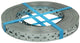 1014042 - listón de hierro perforado, galvanizado 25mmx1mmx25m | 5 piezas