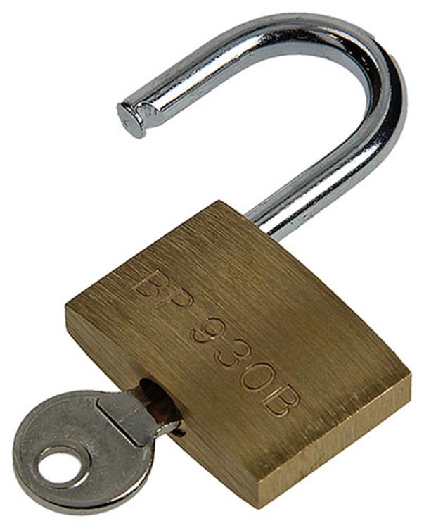 Mack 1014073 - candado con cilindro latón 30 mm | 10 piezas