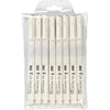 Fineliner, spessore della linea 0,03+0,05+0,1+0,2+0,3+0,5+0,8+1,0 mm, nero, 8 pezzo 1 scatola