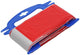 Mack 1014099 - Cinta barrera roja blanca carrete 75mm x 100m 35 micras | 5 piezas
