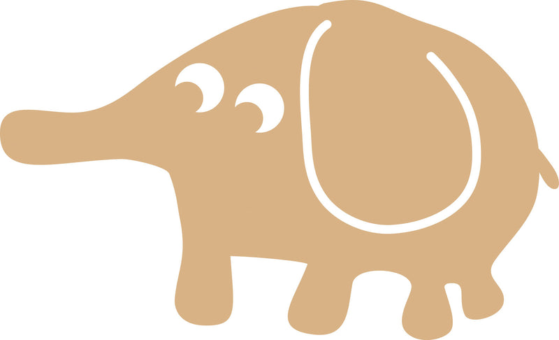 Vaessen creative • elefante in MDF 27x16 cm