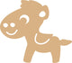 Vaessen creative • mdf fantasie dier 24,2x20,5cm