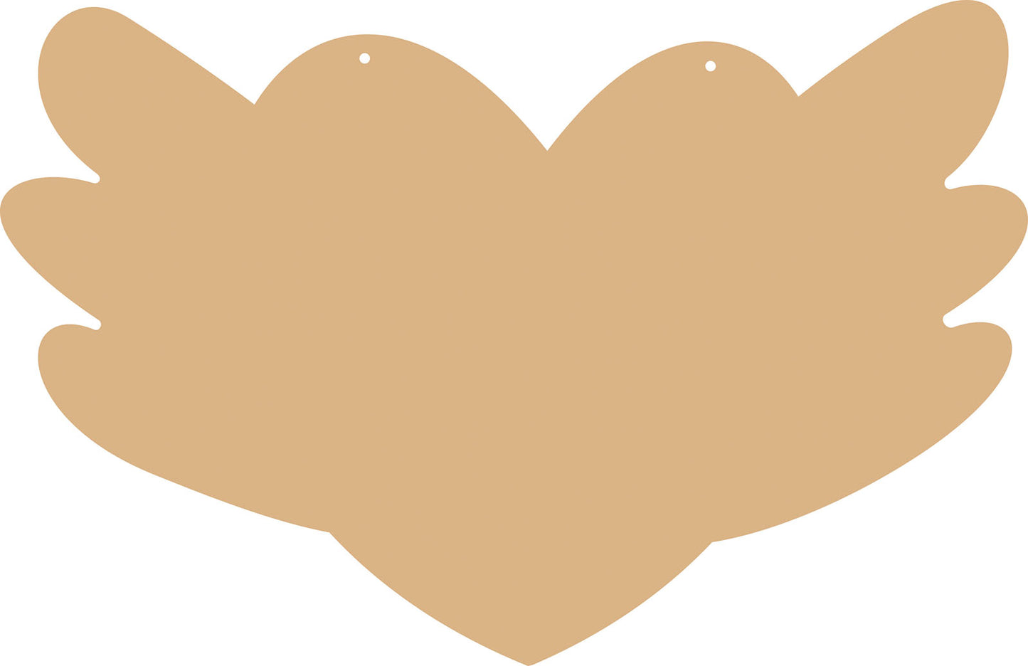 Vaessen creative • cuore in MDF 58x37 cm 4 mm