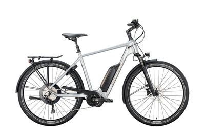 Brennabor elektrische trekkingfiets t-38e mod. 24 ebike trekk. t-38e 28 50 he. 8sp. silver brown