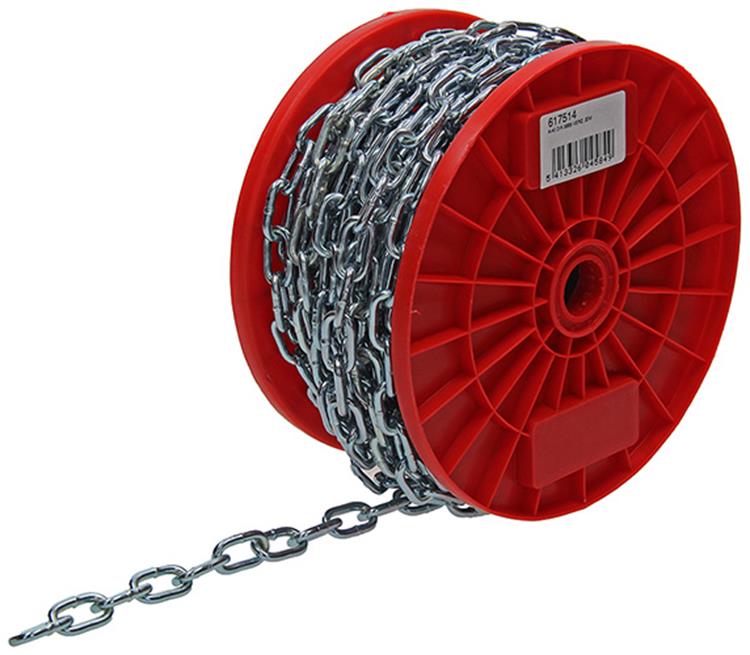 1014180 - eslabón de cadena corto din5685-2ø 4mm l 19mm 20m ancho 80 kg | 20 piezas