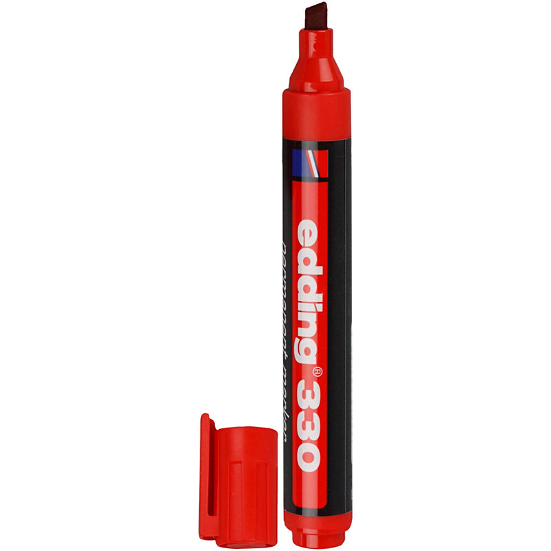 Marcatore di edding 330, spessore della linea 1-5 mm, rosso, 1 pezzo