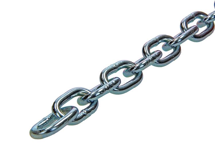 1014182 - eslabón de cadena corto din5685-2ø 6mm l 24mm 10m ancho 160 kg | 10 piezas