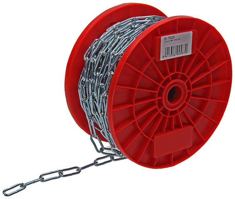 1014183 - eslabón de cadena largo din5685-1ø 3mm l 26mm 30m ancho 40 kg | 30 piezas