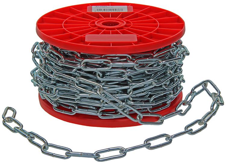 1014184 - eslabón de cadena largo din5685-1ø 4mm l 32mm 20m ancho 80 kg | 20 piezas