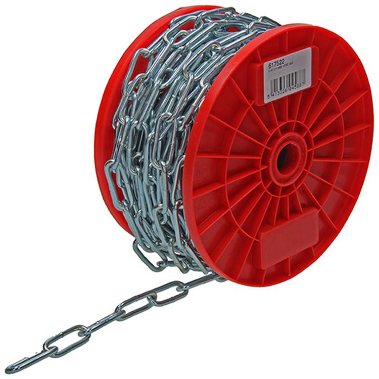 1014184 - eslabón de cadena largo din5685-1ø 4mm l 32mm 20m ancho 80 kg | 20 piezas