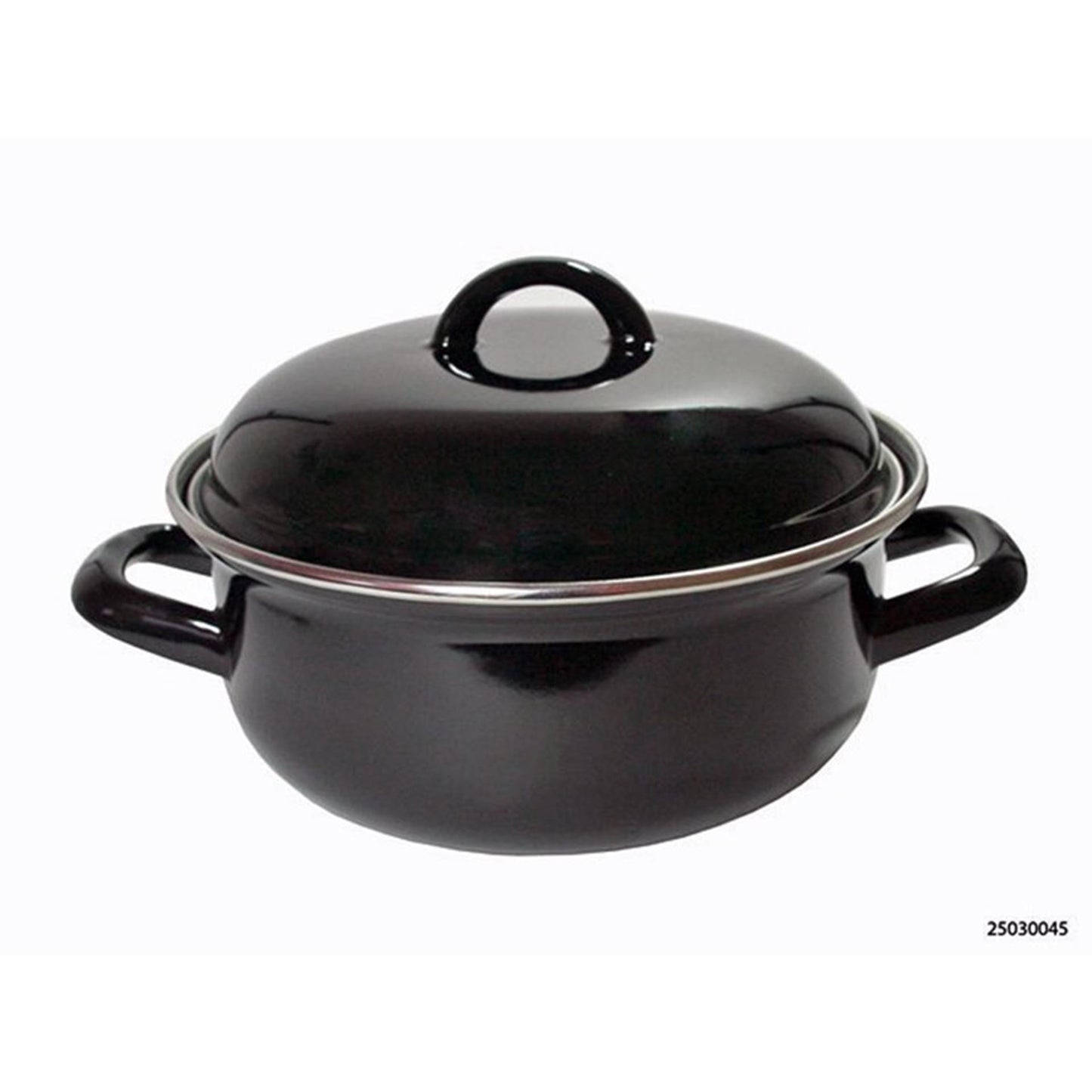 Utensilios de cocina sartén esmaltada negra 20cm 3 litros
