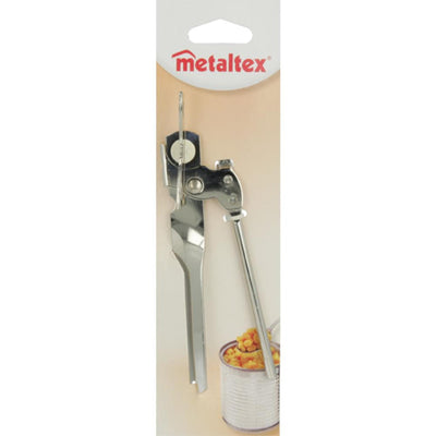 Metaltex can opener with stainless steel lid lifter