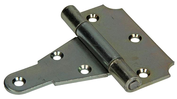 1013205 - cerniera a croce pesante zincata gialla 75 mm | 10 pezzi