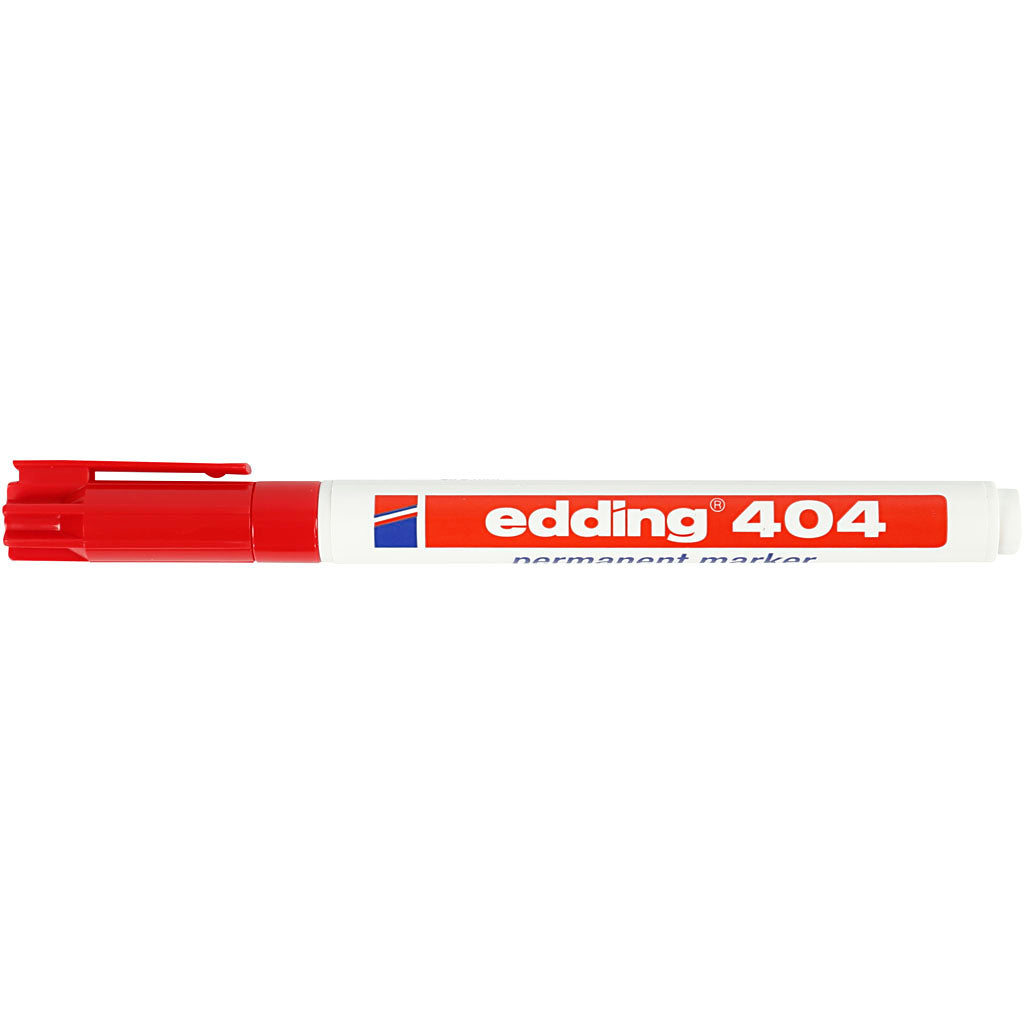 Marcatore di edding 404, spessore della linea 0,75 mm, rosso, 1 pezzo