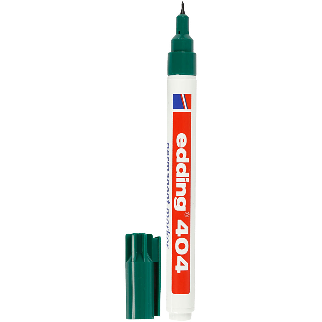 Marcatore di edding 404, spessore della linea 0,75 mm, verde, 1 pezzo