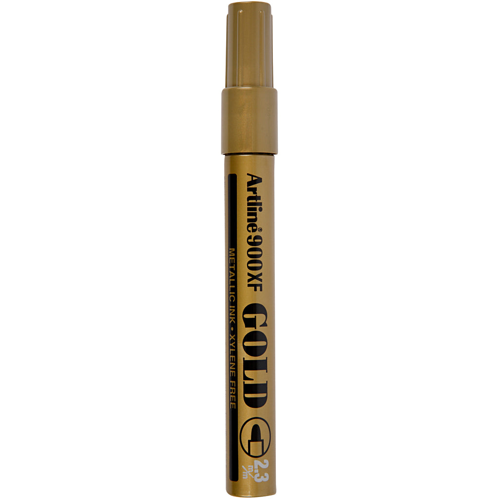 Marcador deco, espesor de línea 2.3 mm, oro, 1 pieza