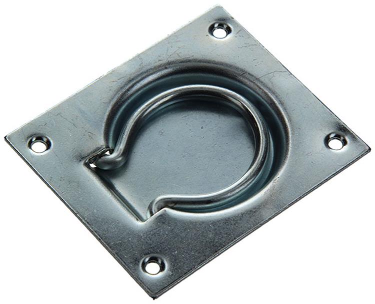 1010889 - anilla de trampilla galvanizada azul 75 x 90 mm | 10 piezas