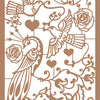 Vaessen creative • kraftliner brown a5 birds