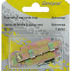 Mack 1014263 - corredera de ventana con pomo redondo, bicromatado a 60 - b 10 mm | 5 piezas