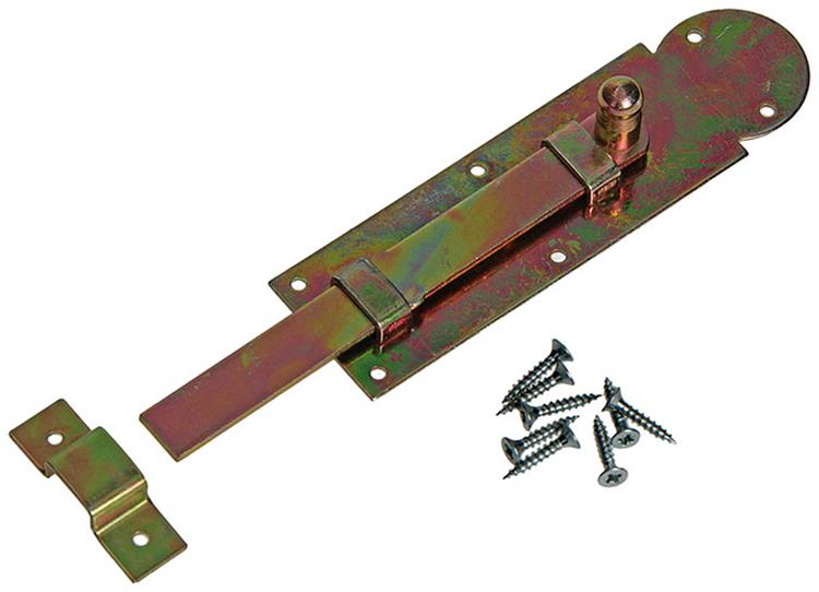 Mack 1014266 - corredera de ventana con pomo redondo, bicromatado a 120 - b 40 mm | 5 piezas