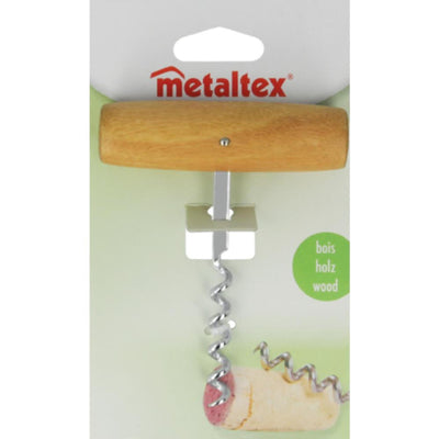Cavatappi Metaltex legno acciaio inossidabile 10,5 cm