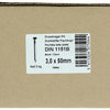 1015643 - caja 5kg. clavos cabeza plana 3,0x50 mm | 2 piezas