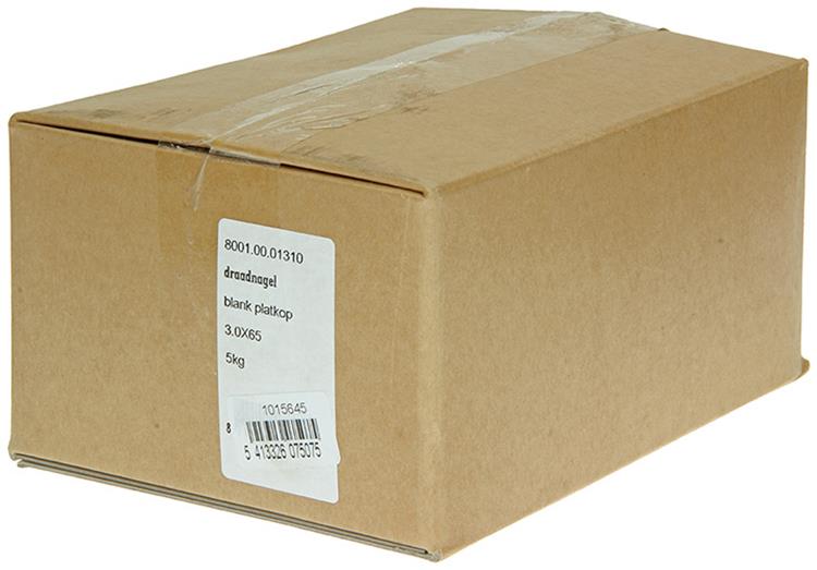 1015645 - caja 5kg. clavos cabeza plana 3,0x65 mm | 2 piezas