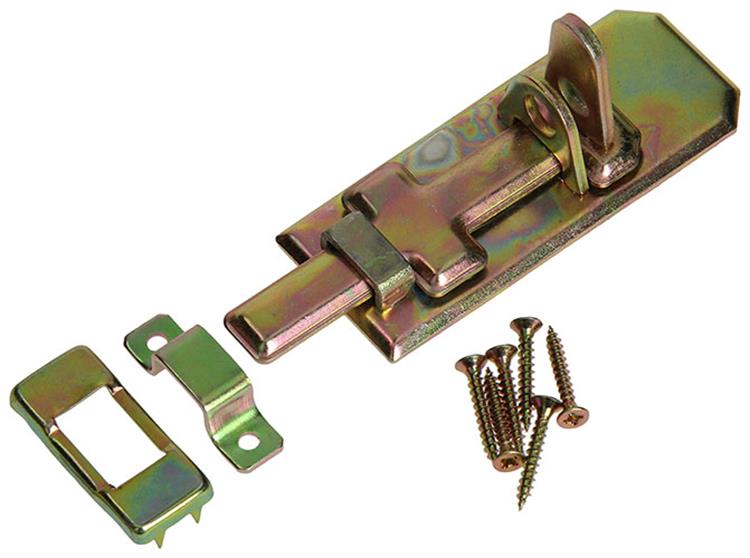 Mack 1014281 - corredera de seguridad para candado, bicromatado 100mm | 5 piezas