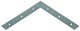 1014296 - 8 cuadrados planos galvanizados 150x150x20mm | 10 piezas
