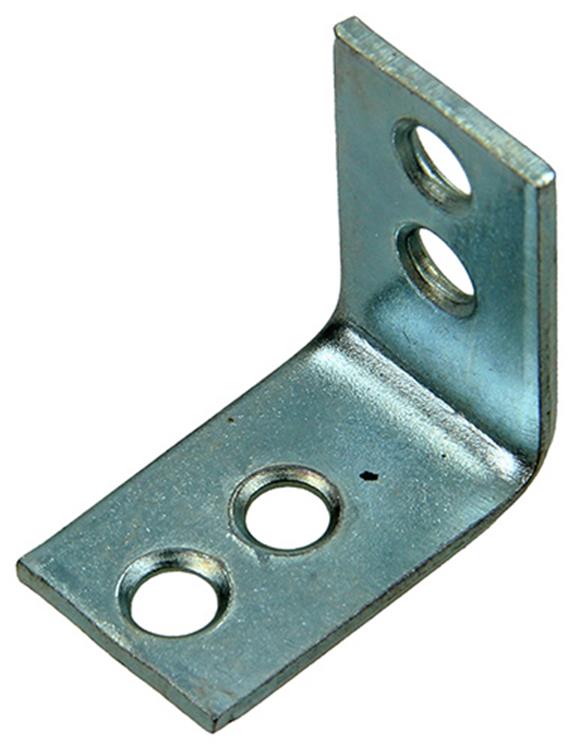 1014297 - 8 cuadrados plegados galvanizados 25x25x15mm | 10 piezas