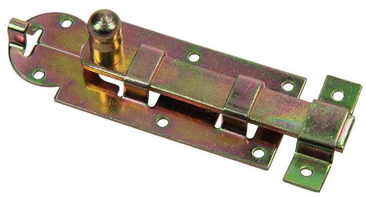 Mack 1014264 - corredera de ventana con pomo redondo, bicromatado a 80 - b 20 mm | 5 piezas
