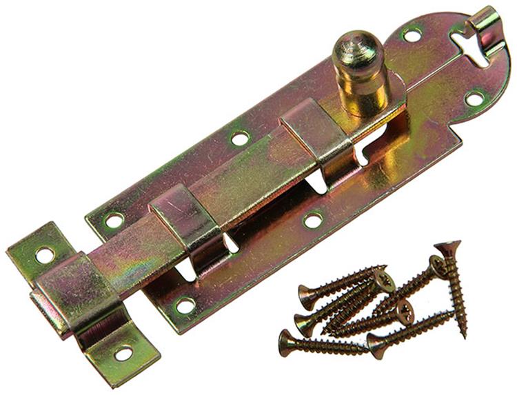 Mack 1014264 - corredera de ventana con pomo redondo, bicromatado a 80 - b 20 mm | 5 piezas