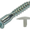 Mack 1013704 - 12 tornillos unita con tapa blanca m 6,3 x 40 mm | 10 piezas