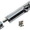 Mack 1013686 - 1 pestillo deslizante latón cromado a 100 - b 16 mm | 5 piezas
