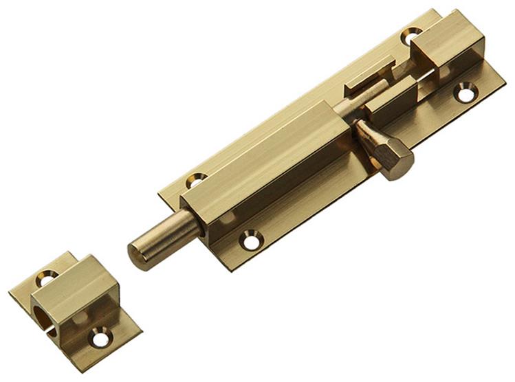 Mack 1013682 - 1 pestillo corredero latón pulido a 75 - b 16 mm | 5 piezas