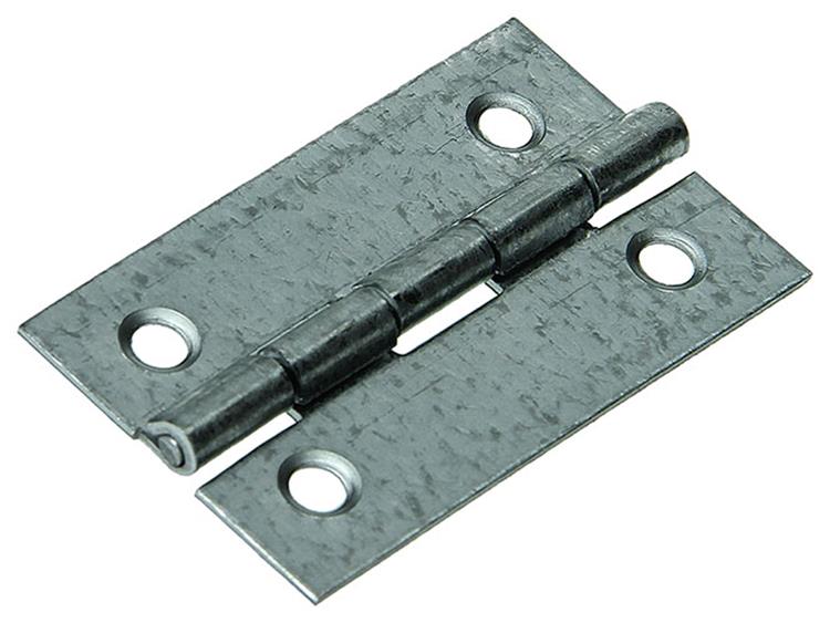 Mack 1013738 - 20 bisagras estrechas galvanizadas 50 x w 30mm | 5 piezas