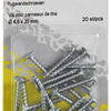 Mack 1013782 - 20 tornillos para pared trasera ø 4,5 x 35 mm | 10 piezas