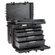 Casi di esploratore 5140 Trolley nero con cassetti vuoti