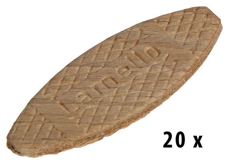 Mack 1013780 - 20 tacos lamello 61 x 23 x 4 mm | 5 piezas