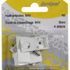 Mack 1013797 - 4 hoekverbinders mini wit | 5 stuks