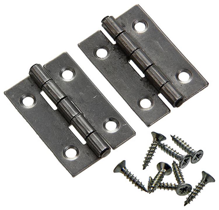 Mack 1013708 - 2 bisagras estrechas acero inoxidable h 35 x w 22 mm | 5 piezas