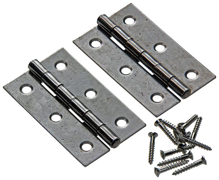 Mack 1013711 - 2 bisagras estrechas acero inoxidable h 60 x w 35 mm | 5 piezas