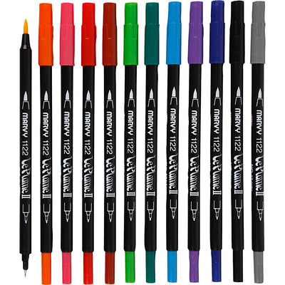 Segnali di Le Plume II, colori forti, 12 pezzi 1 scatola